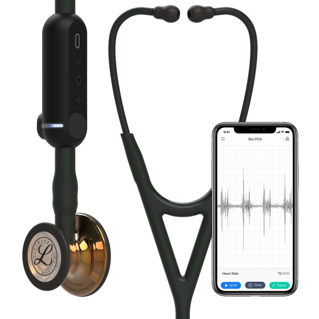 Stetoscop Littmann Electronic CORE DIGITAL 8863 negru capsula cupru finisaj oglinda