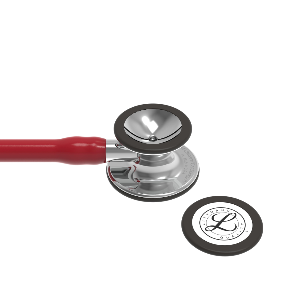 Stetoscop 3M Littmann Cardiology IV Rosu burgund, capsula luciu oglinda 6170- capsula + diafragma